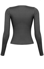 Load image into Gallery viewer, Long Sleeve Solid Basic Top
