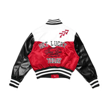Load image into Gallery viewer, Get Lucky Womens Varsity Jacket
